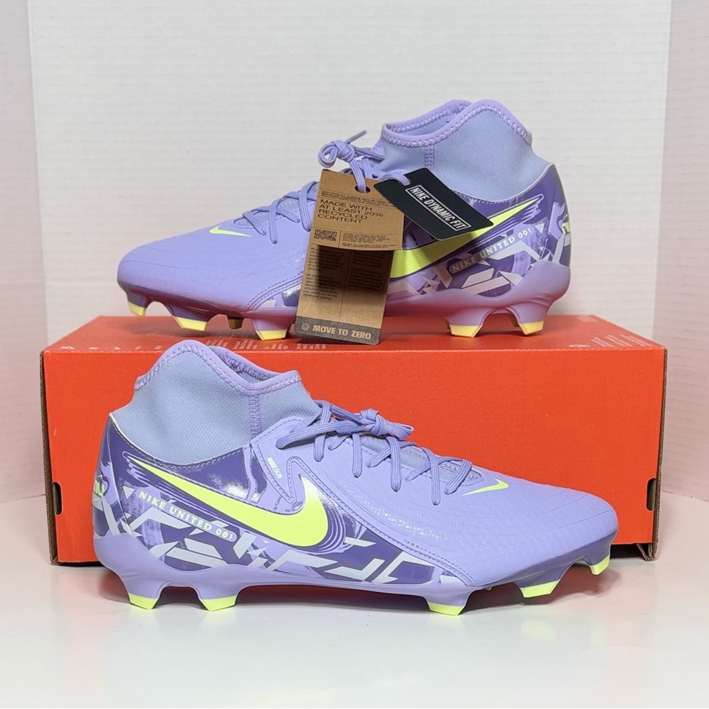 Size 12 Mens Nike United Phantom Luna 2 Academy FG/MG Soccer Cleats HF1598-500